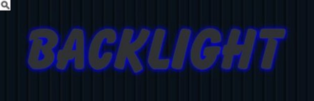 [Translate to German:] van achter verlichte led letter blauw