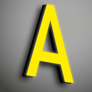 LED Letter, Fontlight verlichte letters als lichtreclame