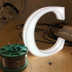 Dünne Led Buchstaben